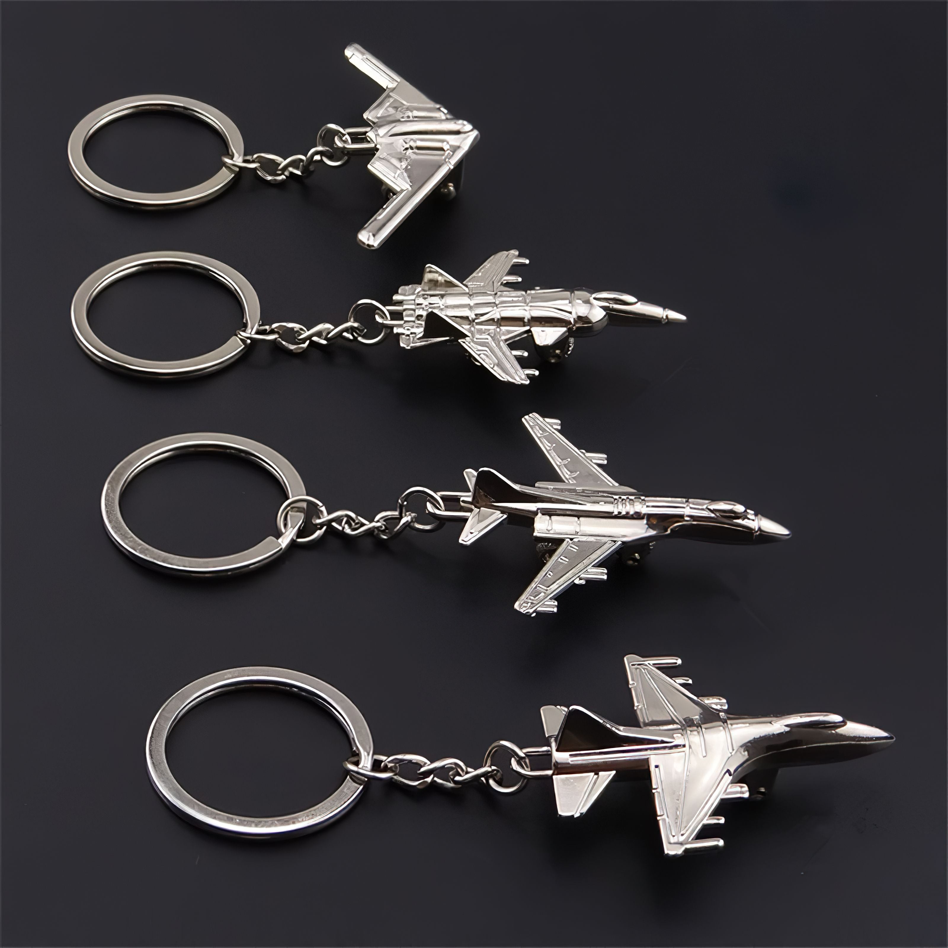 Metal Keychains Aviation Aisle