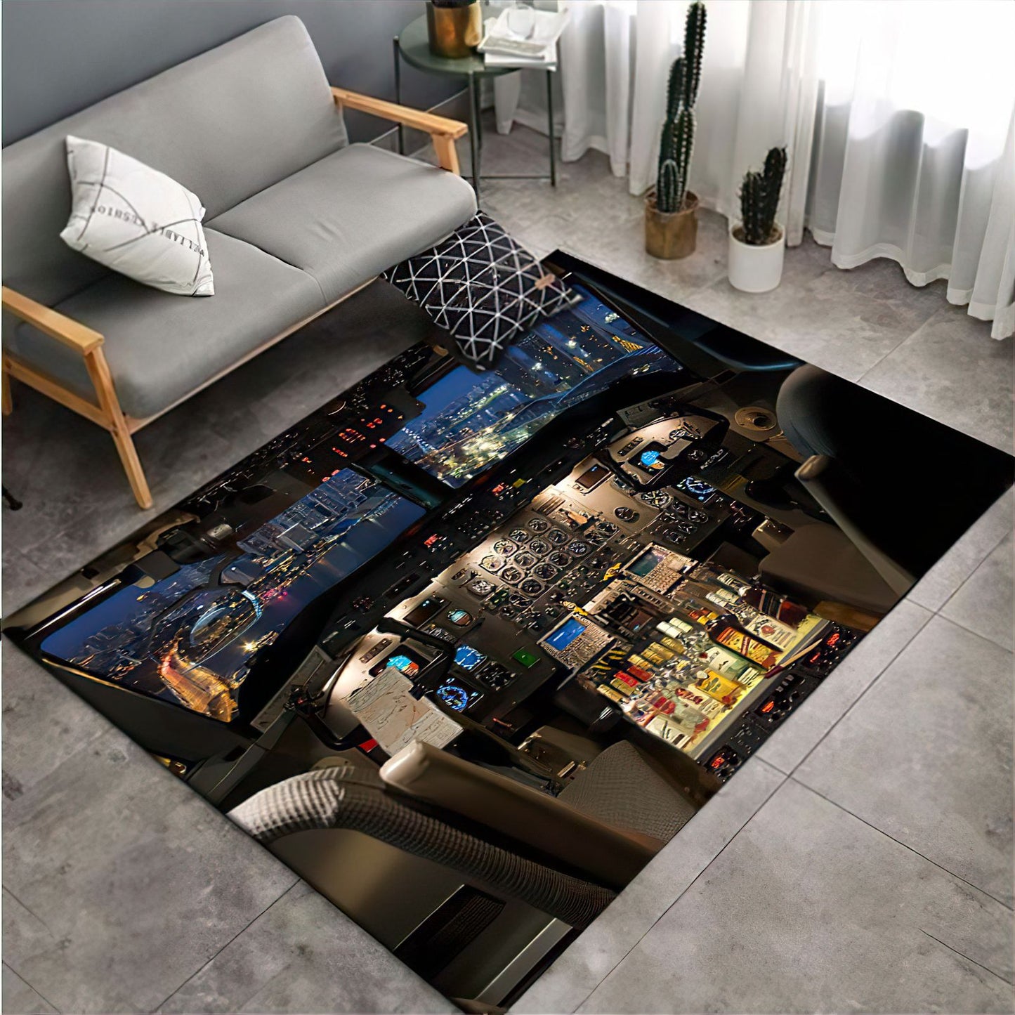 Boeing 727 Flight Deck Rug