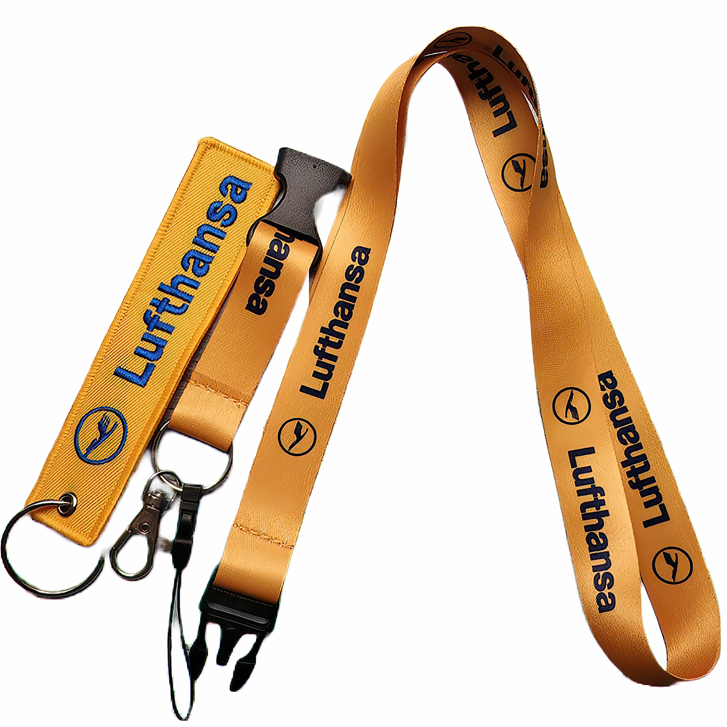 Lufthansa Lanyard & Keychain Bundle