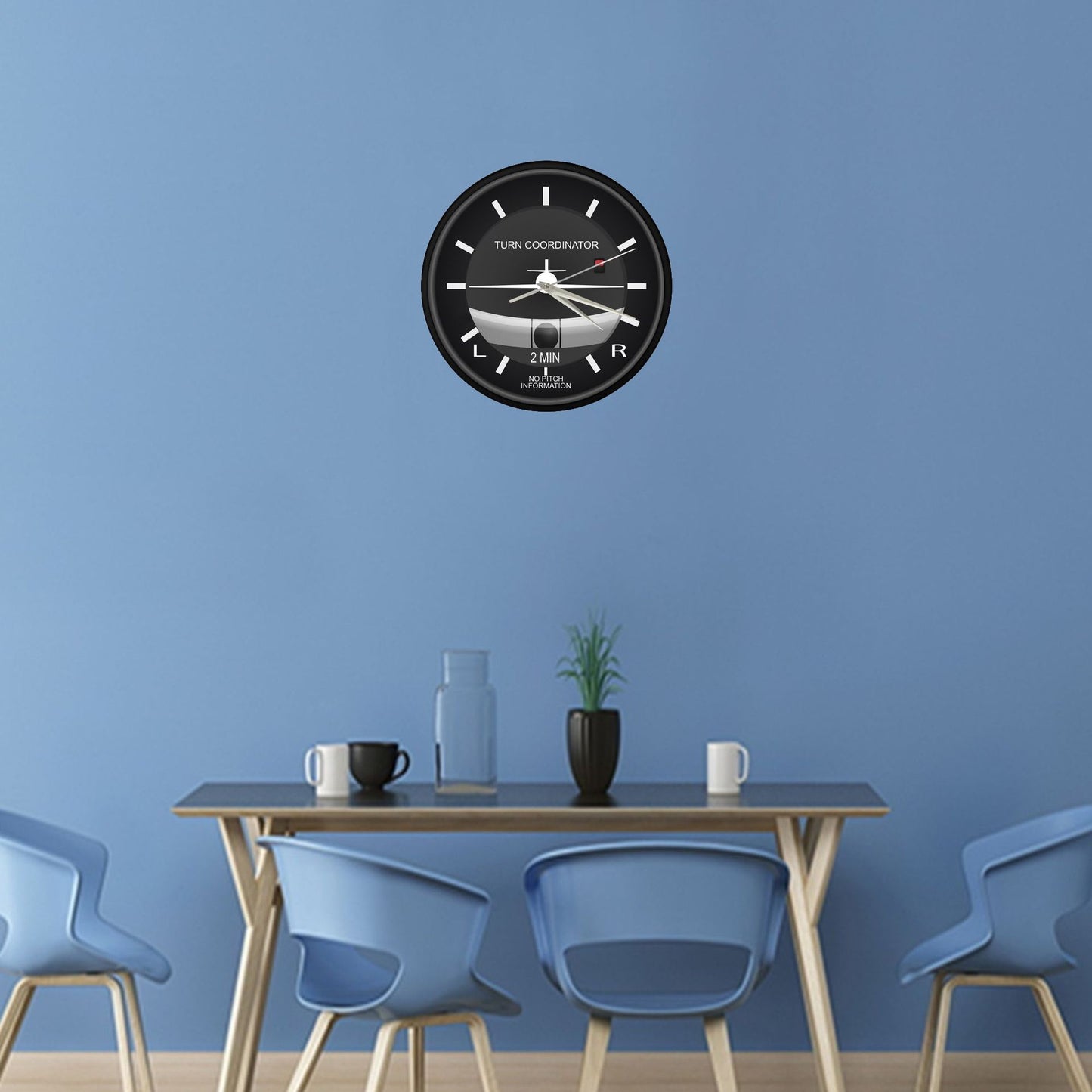 Airborne Heading Wall Clock