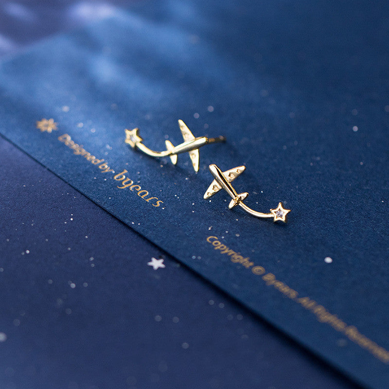 SkyPair Diamond Star Earrings