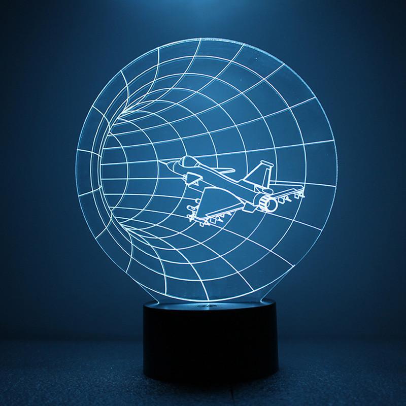 Cruising Fighter Jet 3D Lamp