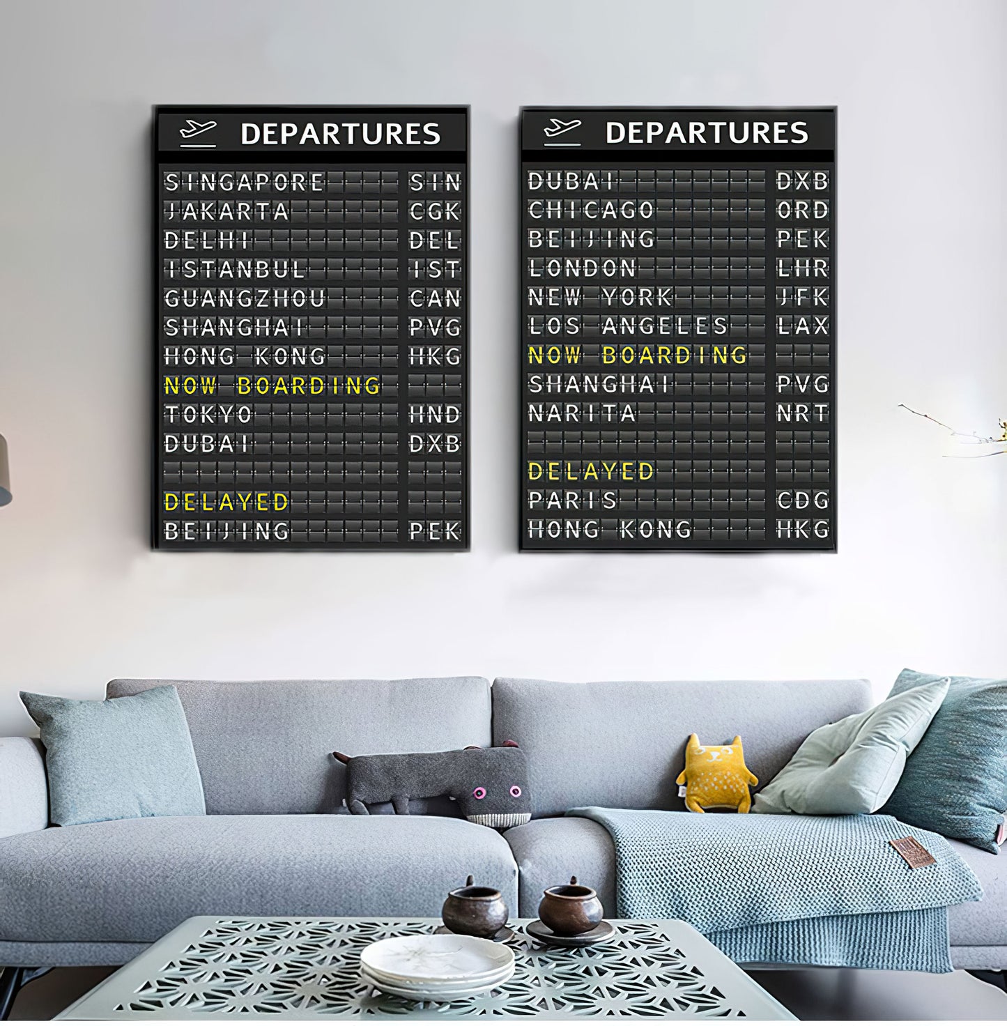 Departures Board Poster