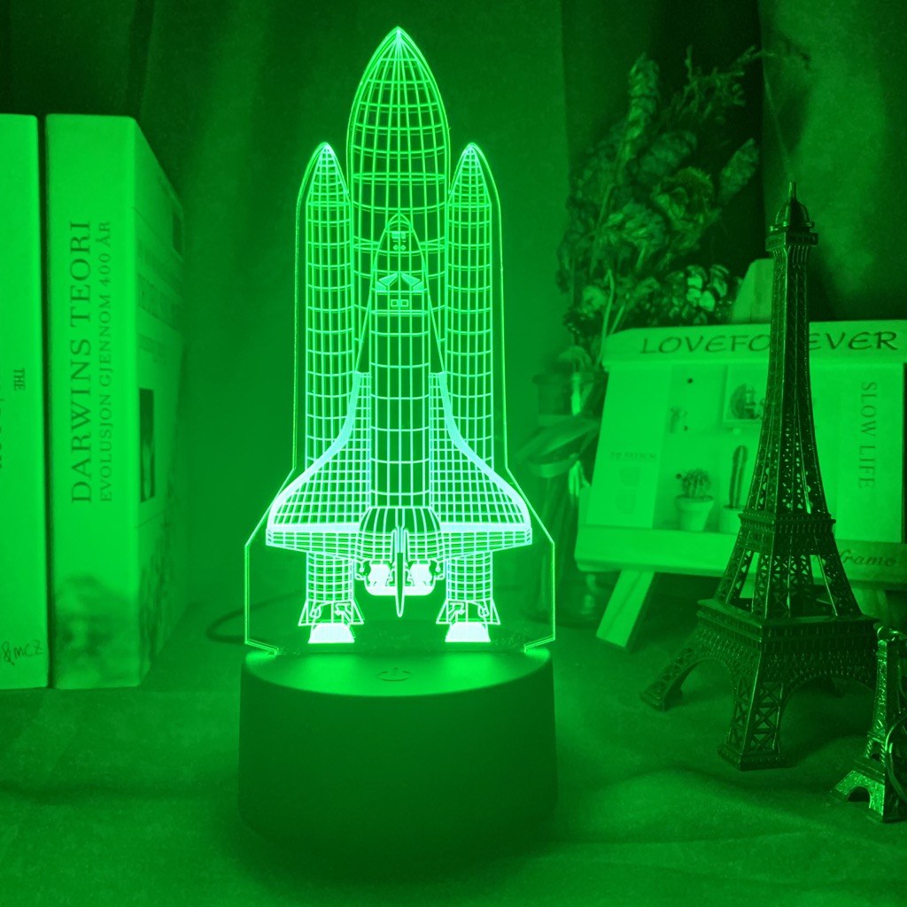 Space Shuttle 3D Lamp