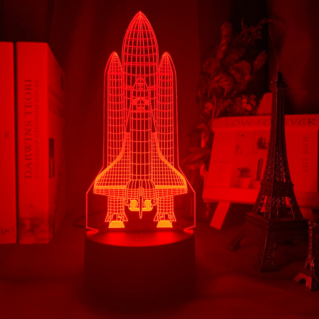 Space Shuttle 3D Lamp
