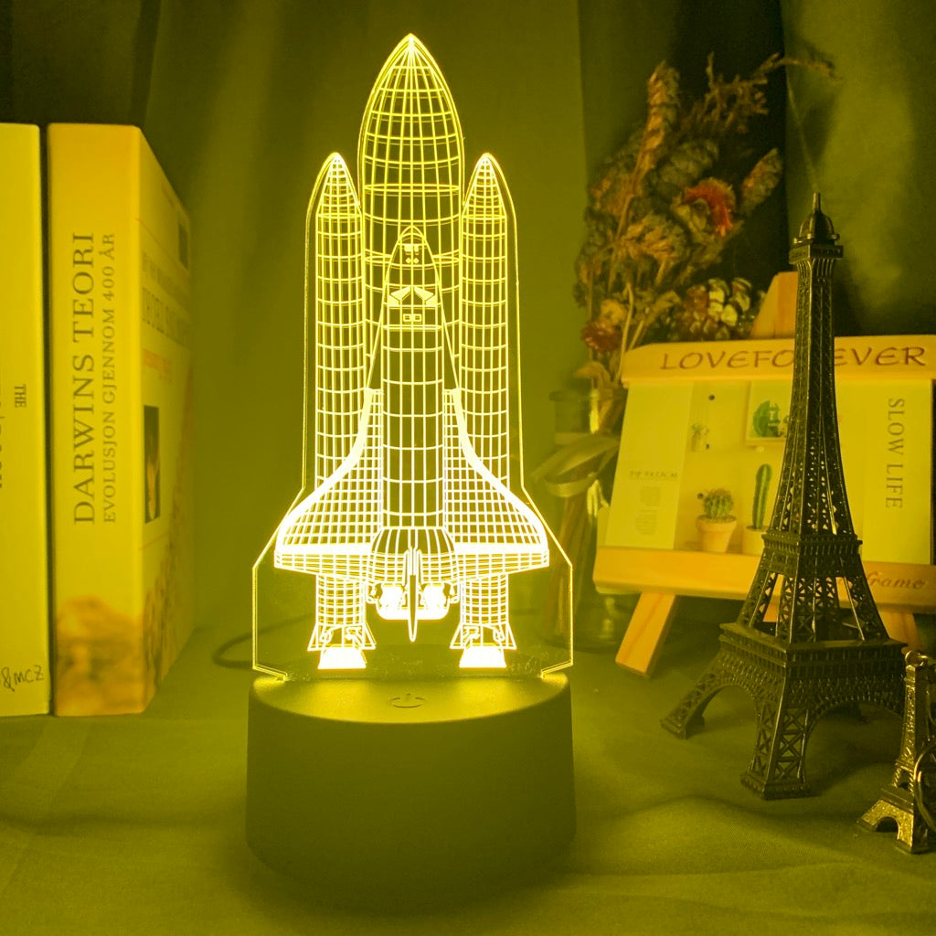 Space Shuttle 3D Lamp