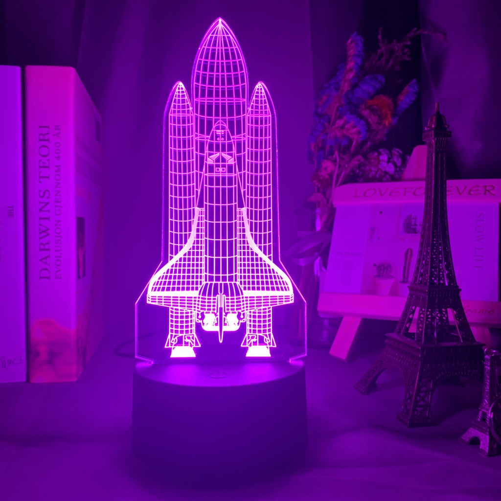 Space Shuttle 3D Lamp