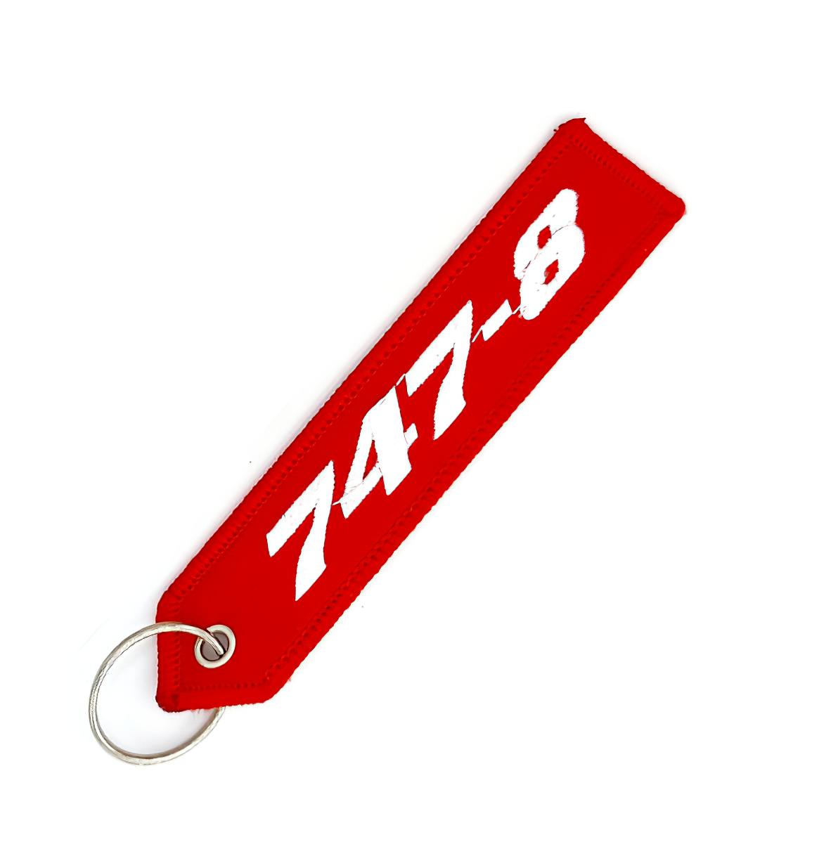 Boeing 747-8 Embroidered Keychain