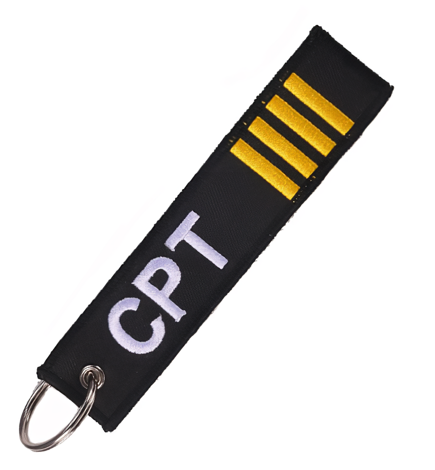 Captain Embroidered Keychain