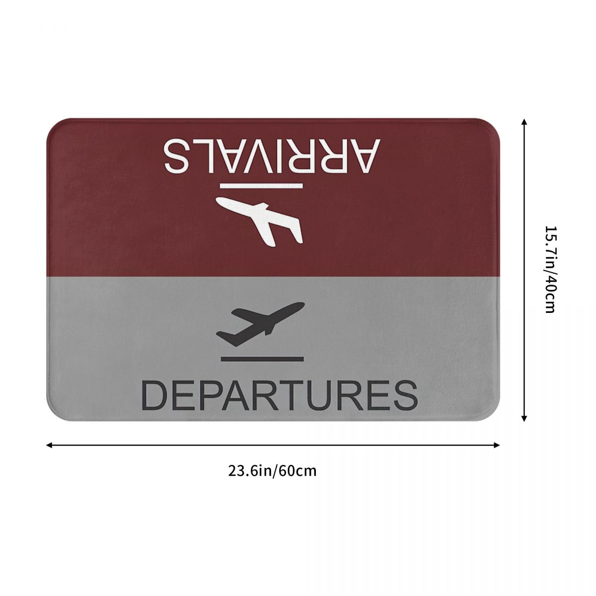 Departures & Arrivals (Brown) Multifunctional Mat
