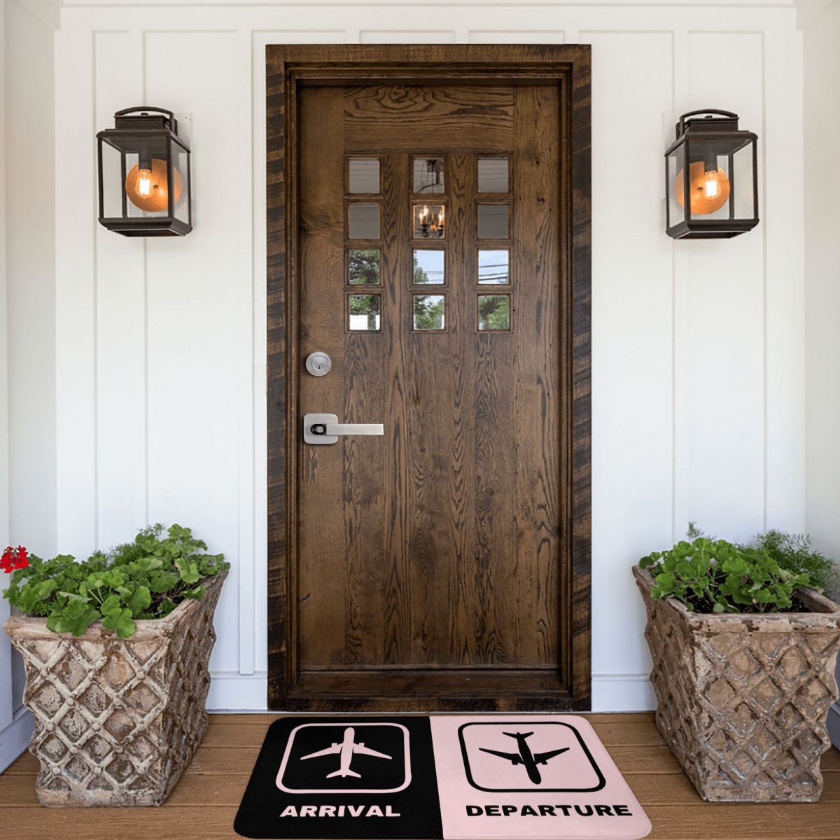 Departures & Arrivals (Pink) Multifunctional Mat