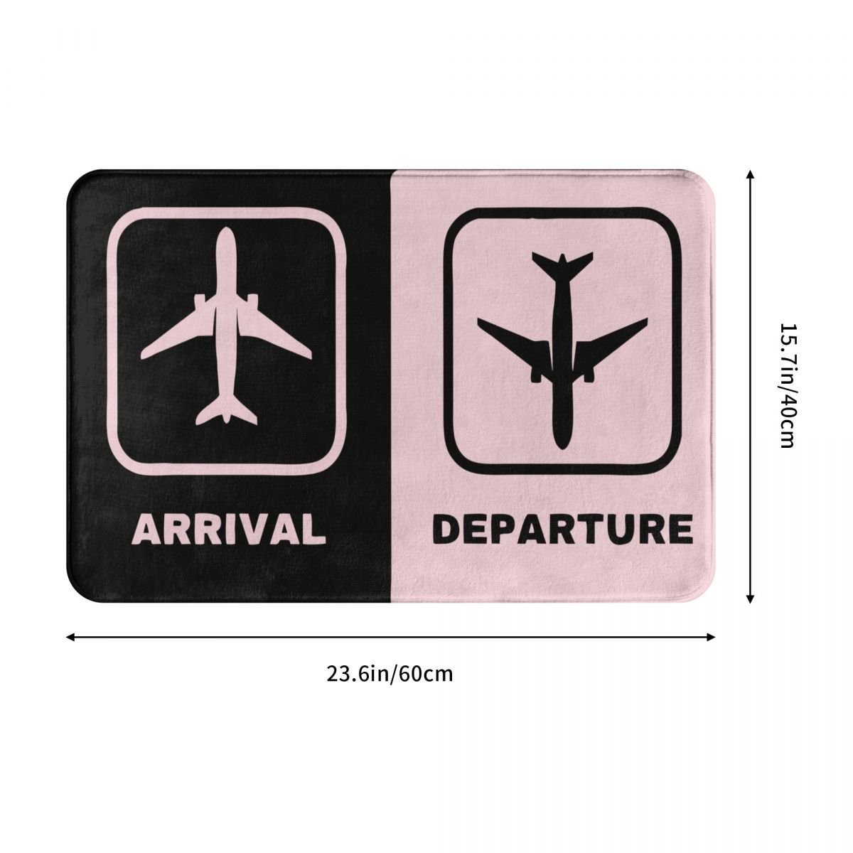 Departures & Arrivals (Pink) Multifunctional Mat