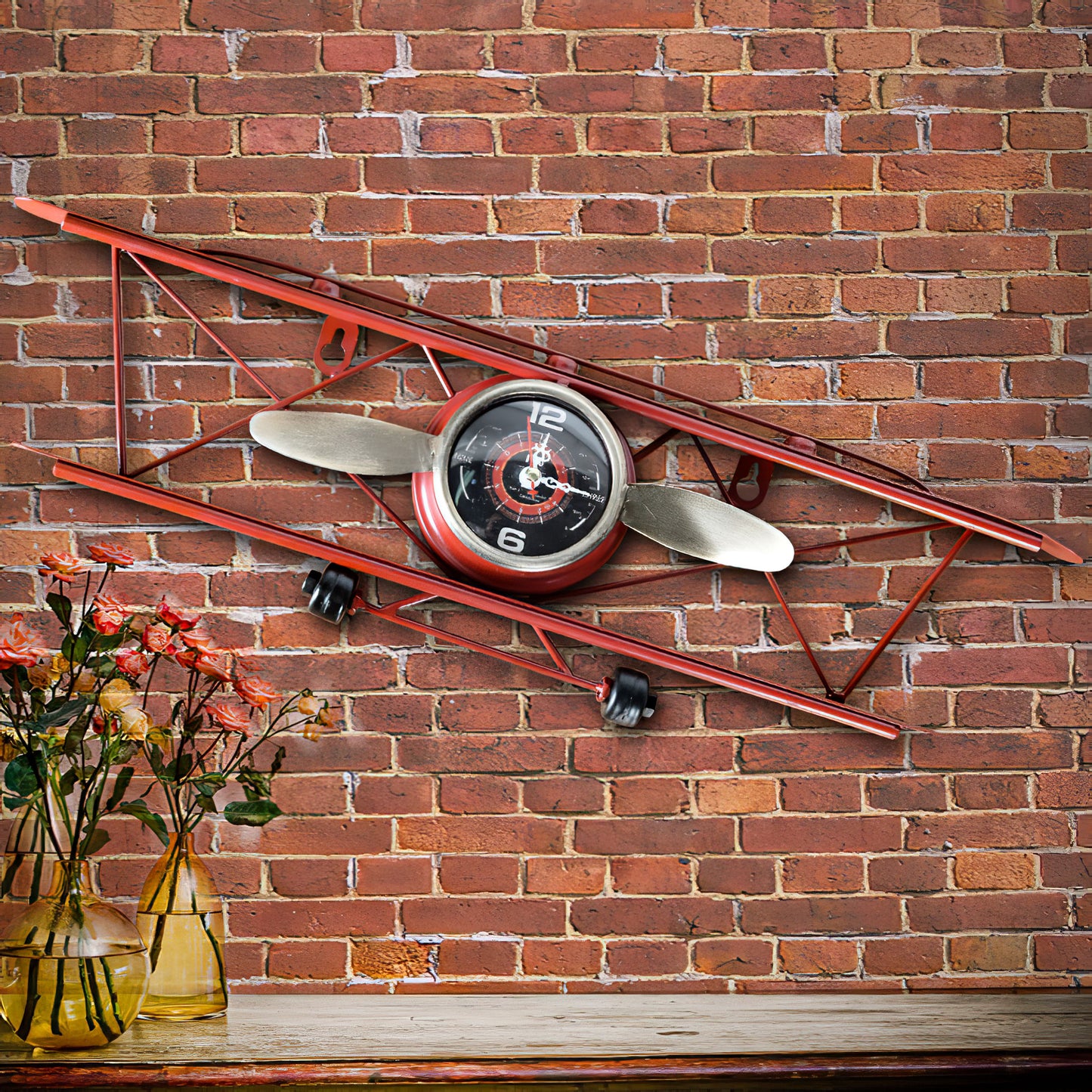 The Winged Horologist Wall Clock