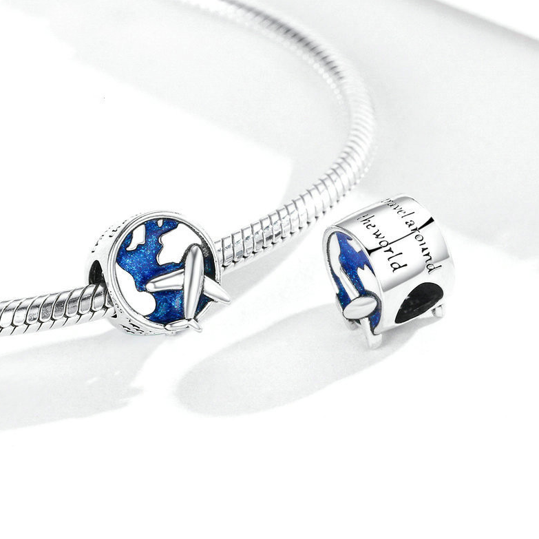 Born to Travel Bracelet Pendant