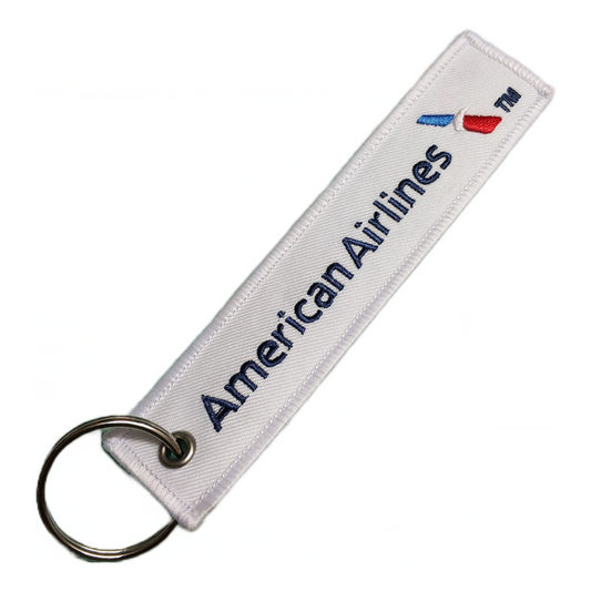 American Airlines Embroidered Keychain