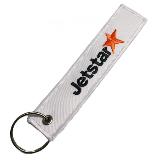 Jetstar Embroidered Keychain