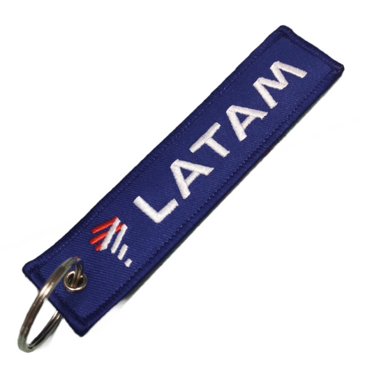 LATAM Embroidered Keychain