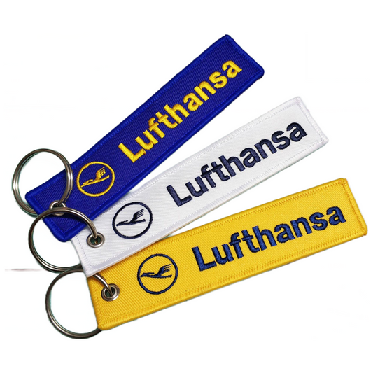 Lufthansa Embroidered Keychain Collection