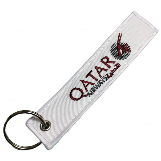 Qatar Airways Embroidered Keychain