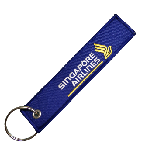 Singapore Airlines Embroidered Keychain