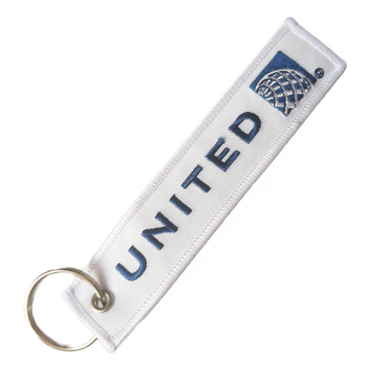 United Embroidered Keychain