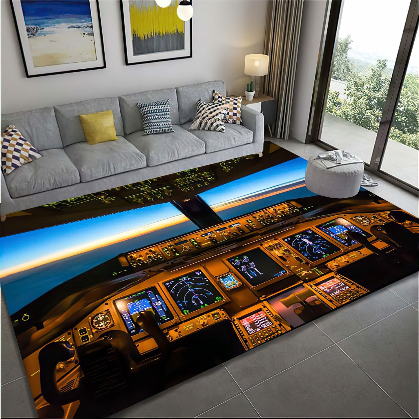 Boeing 777 Flight Deck Rug 2