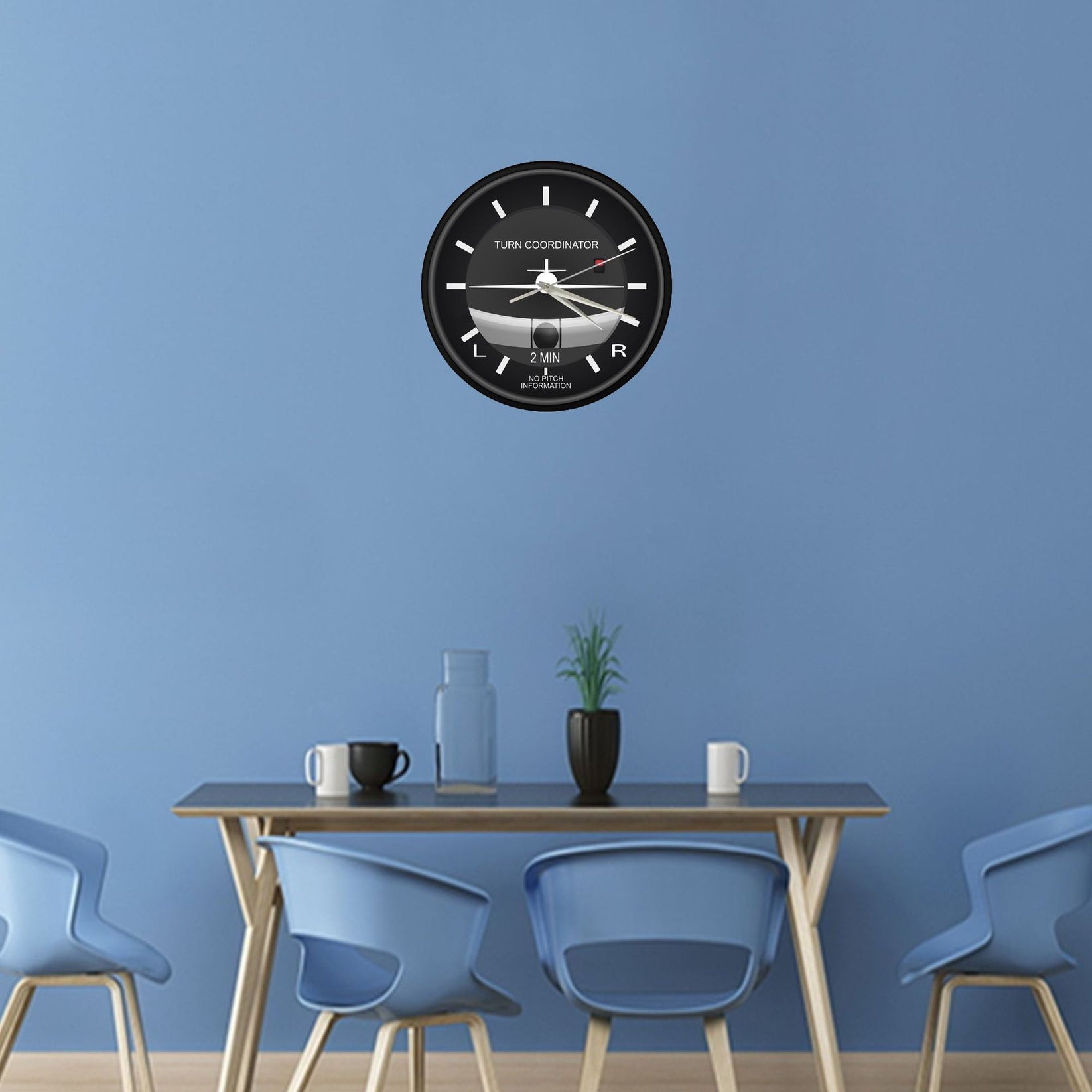 Aviation Wall Clocks Airborne Heading Aviation Aisle