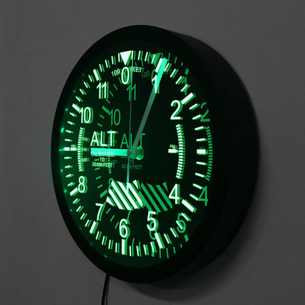 LED Elevation Wall Clock