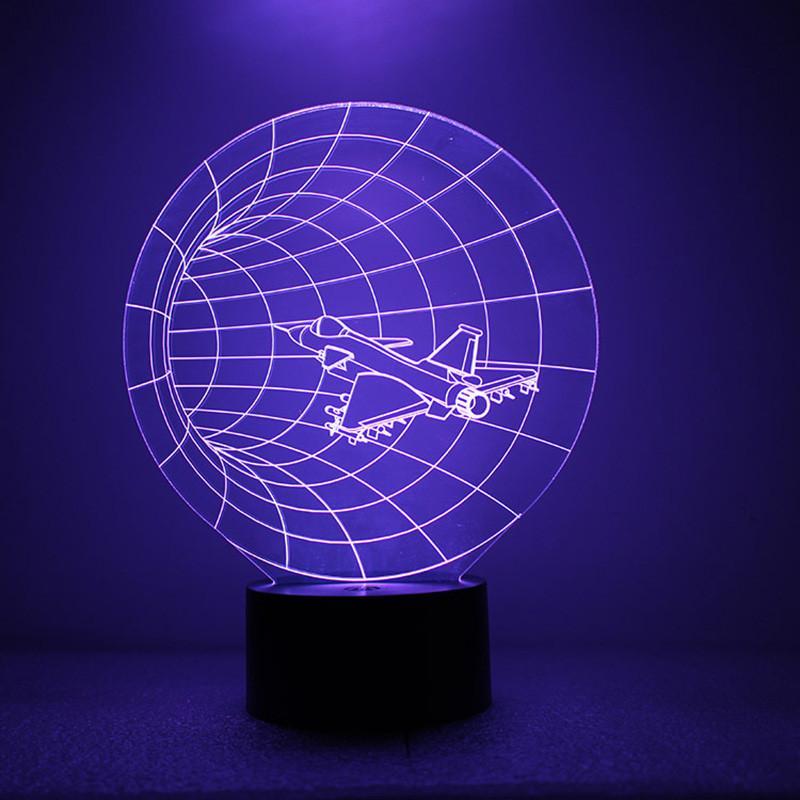 Cruising Fighter Jet 3D Lamp