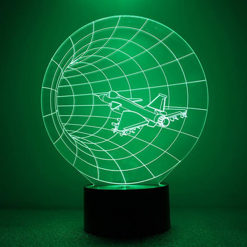 Cruising Fighter Jet 3D Lamp