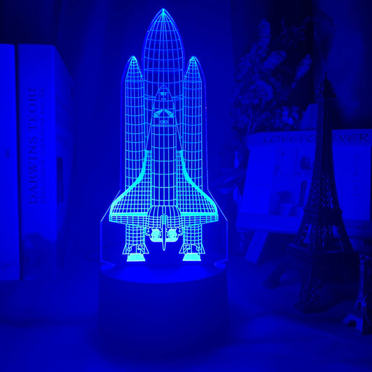 Space Shuttle 3D Lamp