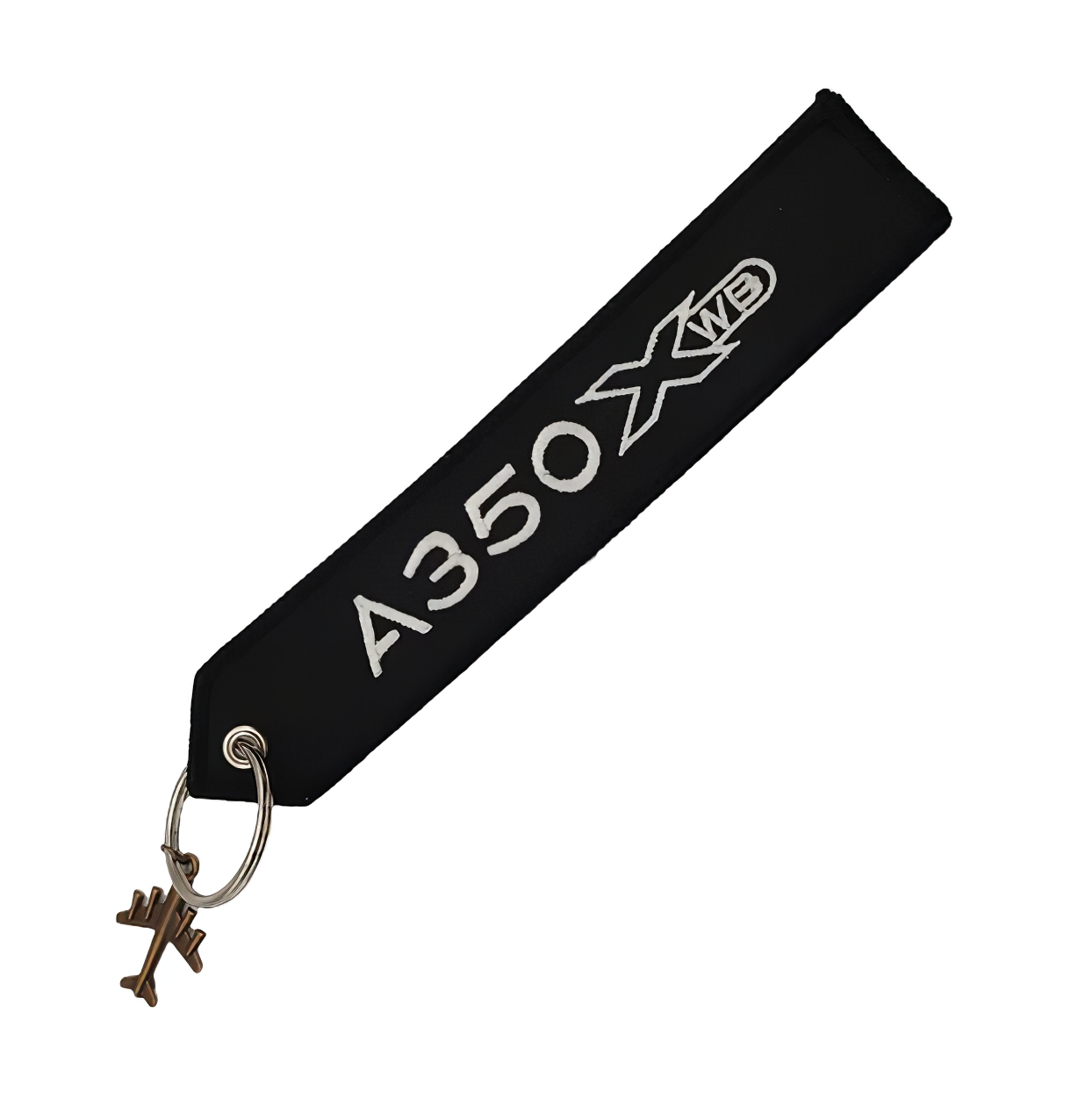 Airbus A350 Embroidered Keychain