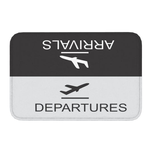 Departures & Arrivals (White) Multifunctional Mat